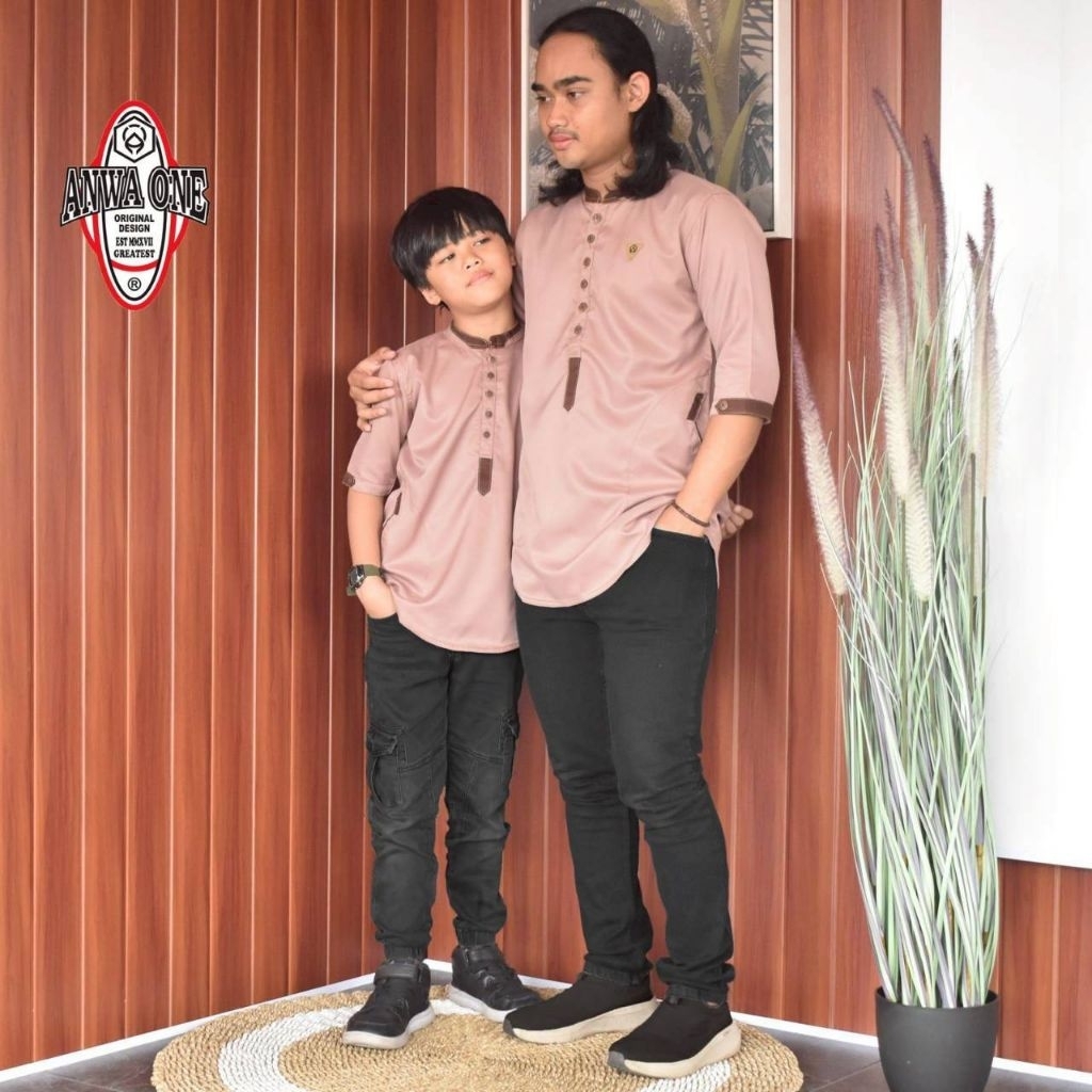 Baju Koko Kurta Couple Ayah Dan Anak Model Koko List Anwa One