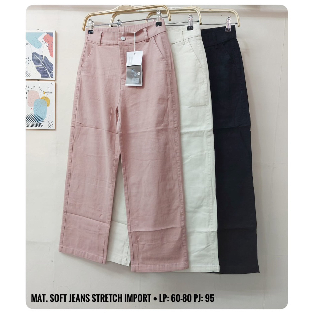 Celana Jinling Premium soft jeans LP :60-80 pj: 95