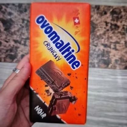 Ovomaltine crunchy bar Noir Chocolate dark coklat 100gr