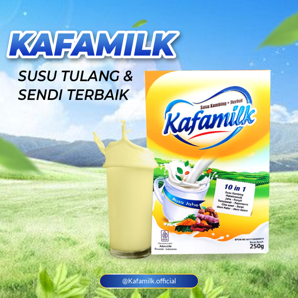 

Susu Etawa - KAFAMILK Susu Kambing Etawa Original Atasi Nyeri Tulang Kesemutan dan Gerd