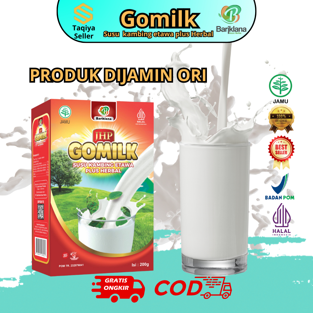 

GOMILK ORIGINAL susu kambing etawa plus herbal ampuh atasi asam lambung maag menambah nafsu makan menstabilkan gula darah