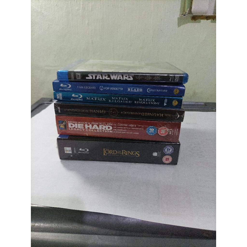 blu-ray original The Lord of The Rings Trilogy Day hard Legacy collection, The Haunted antology, tri