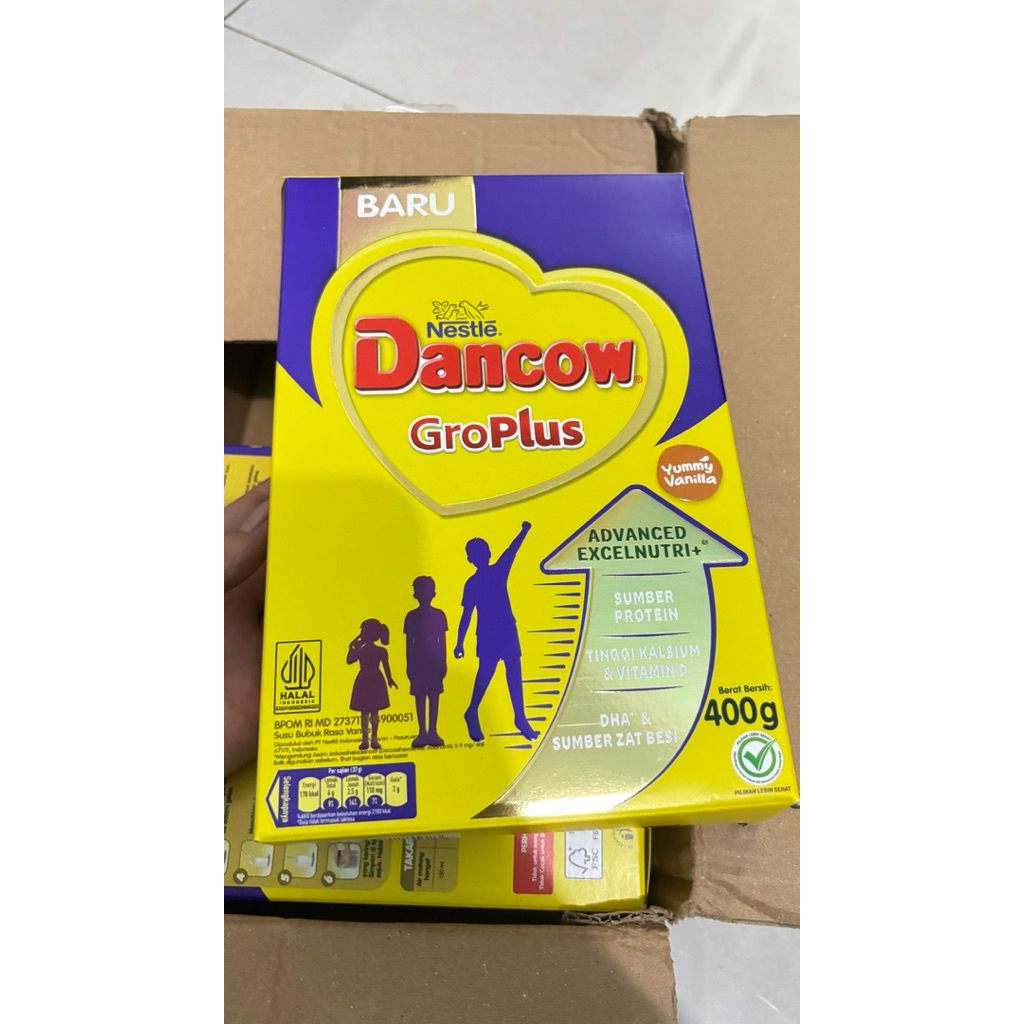 

Dancow Groplus 400g reject box