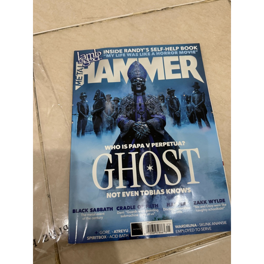 majalah metal hammer ghost slipknot linkin park sleep token black sabbath lamb of god