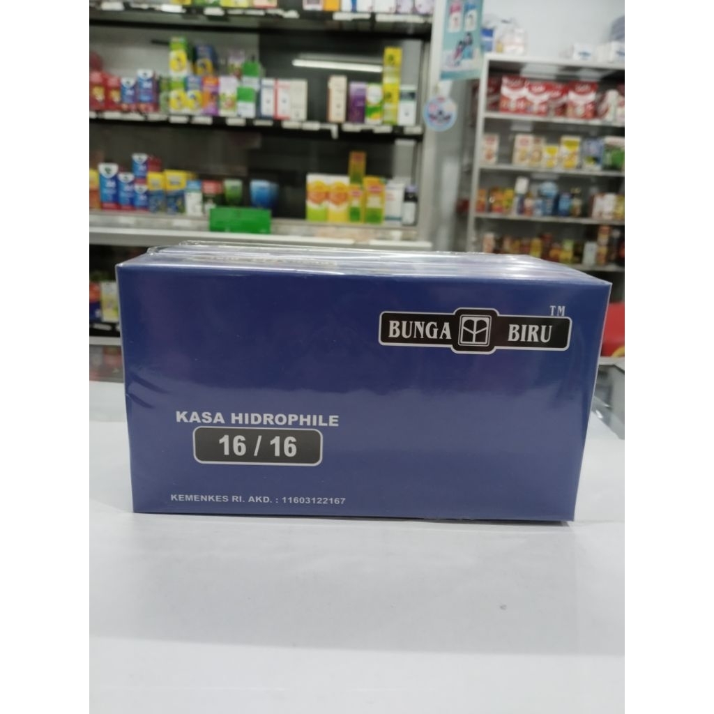 KASA HIDROPHILE bunga biru