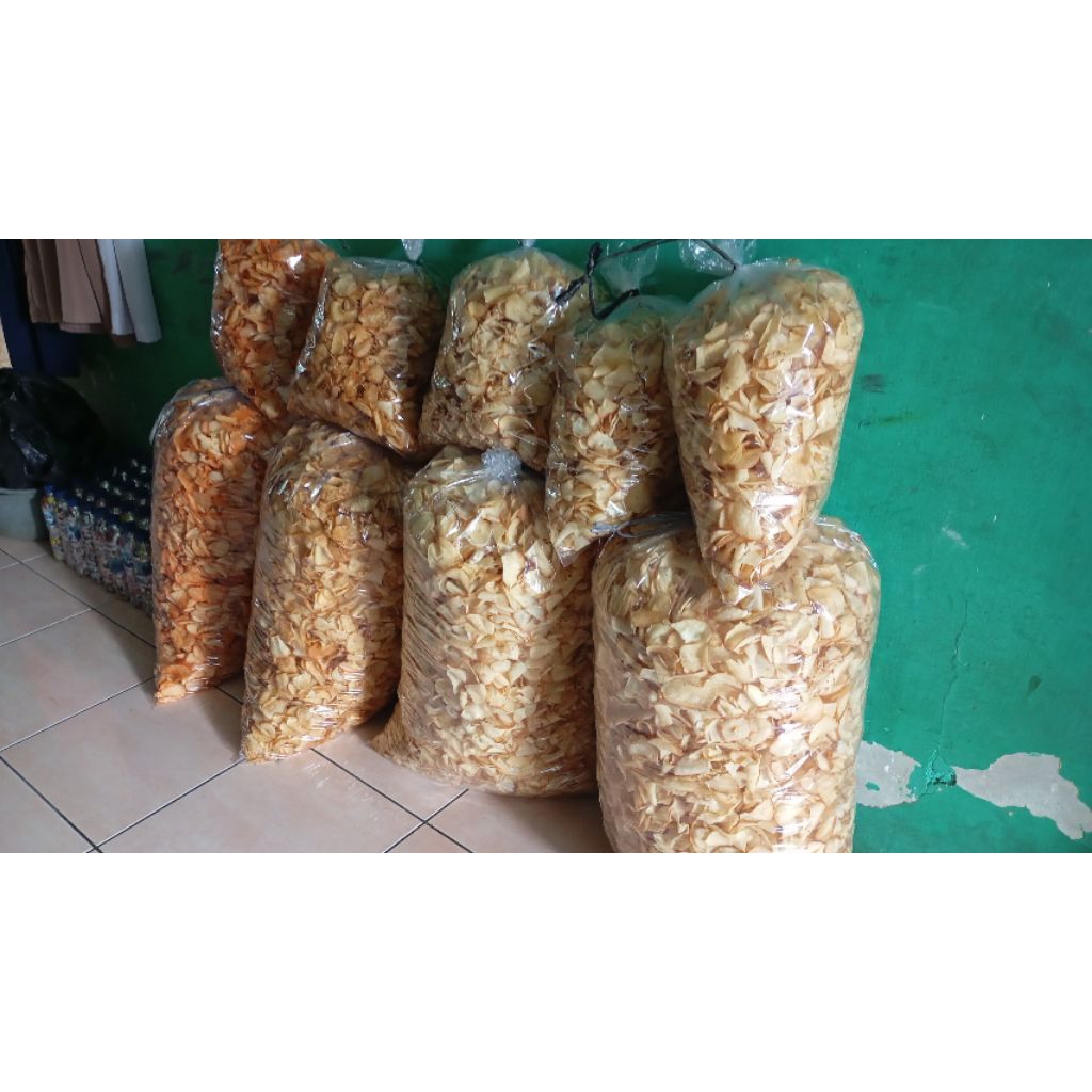 

Termurah! keripik singkong 1kg
