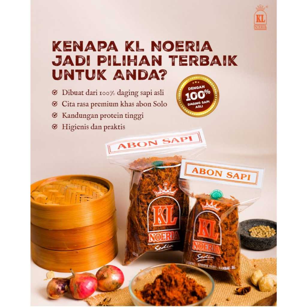 

Abon Sapi KL Noeria Rasa Manis