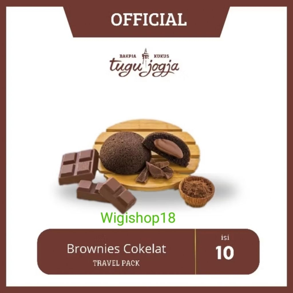 Bakpia Kukus Tugu Jogja varian Brownies coklat