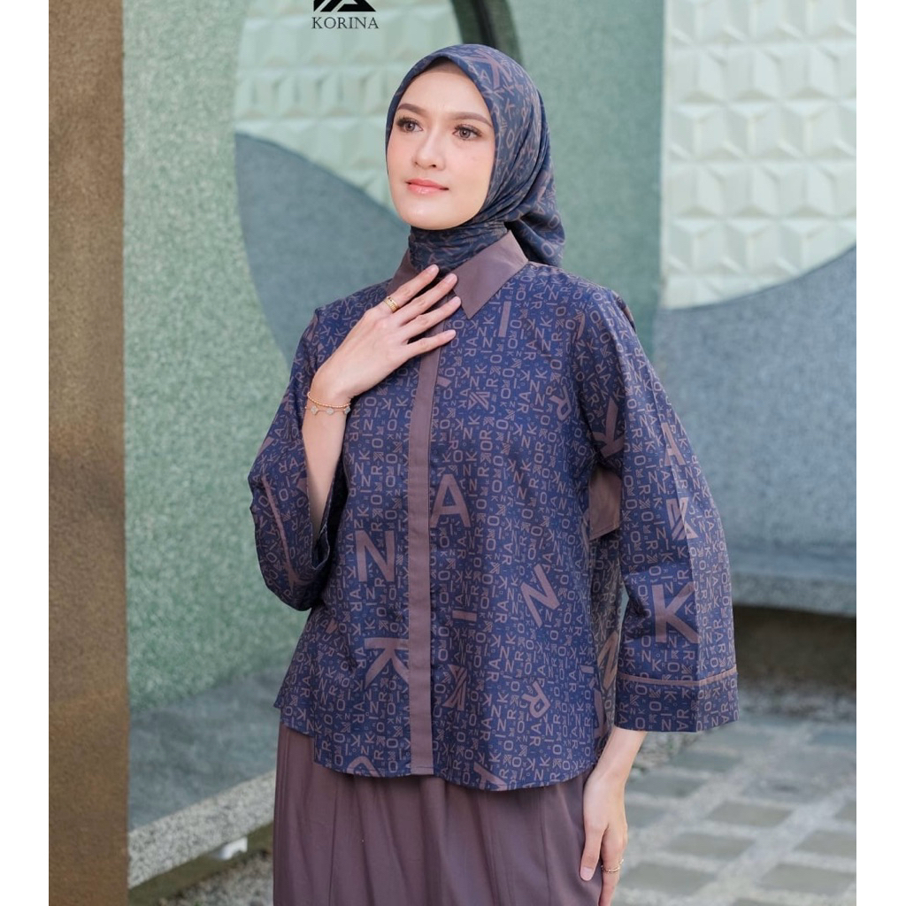 KORINA - ATASAN KEMEJA KORINA TERBARU