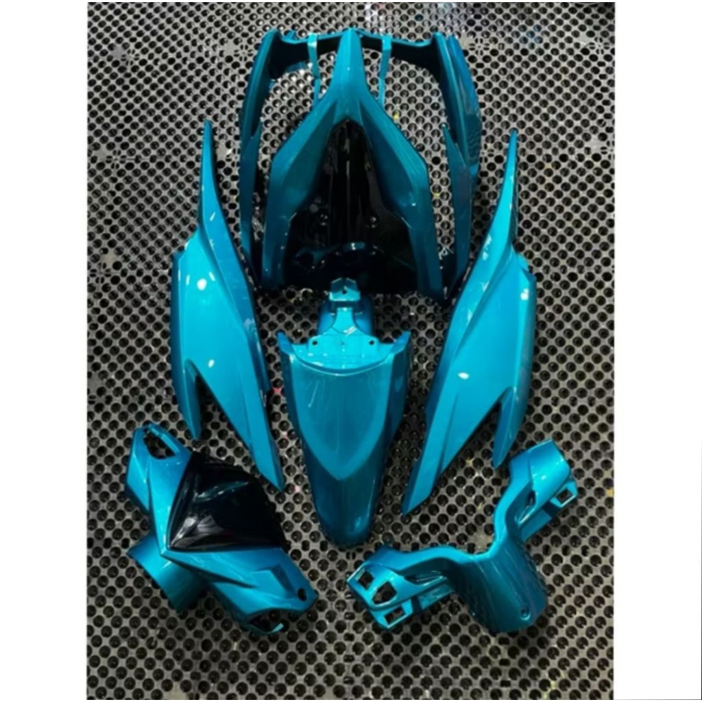 body halus Honda Vario 125 kzr old warna biru galaxy