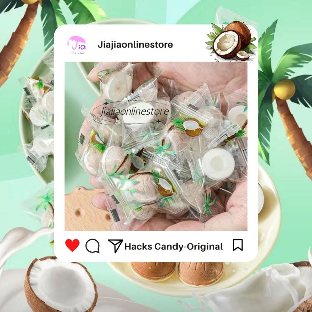 Coconut Candy Permen kelapa Bonbon Kelapa Candy Coconut