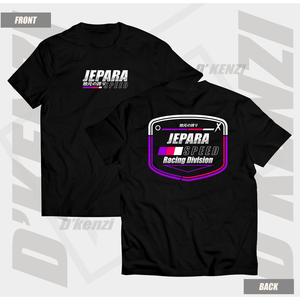 Kaos Kota Jepara T-shirt Jepara Racing Bahan katun adem nyaman enak dipakai