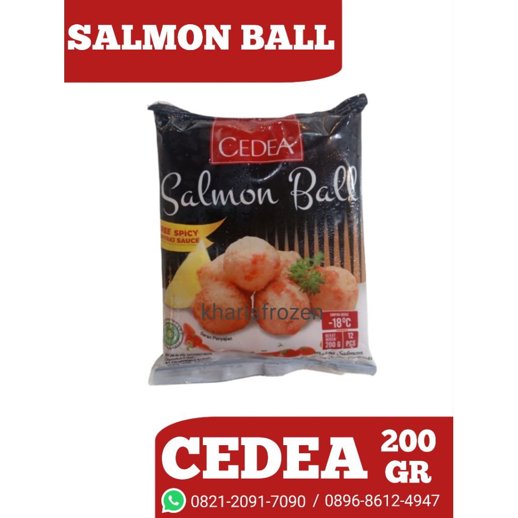 

Salmon Ball (Bola Salmon) 200GR Isi 12 Pcs