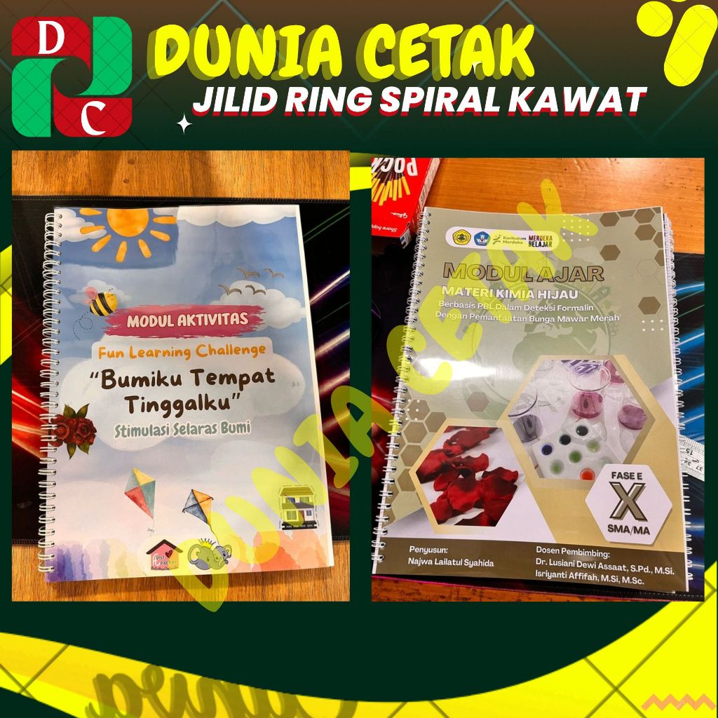 

Jilid Spiral Kawat Mika Buffalo A4/B5/A5/FOLIO/A3