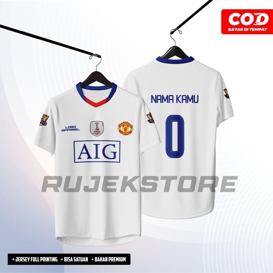Jersey MU 2008/2009 Away Full Printing