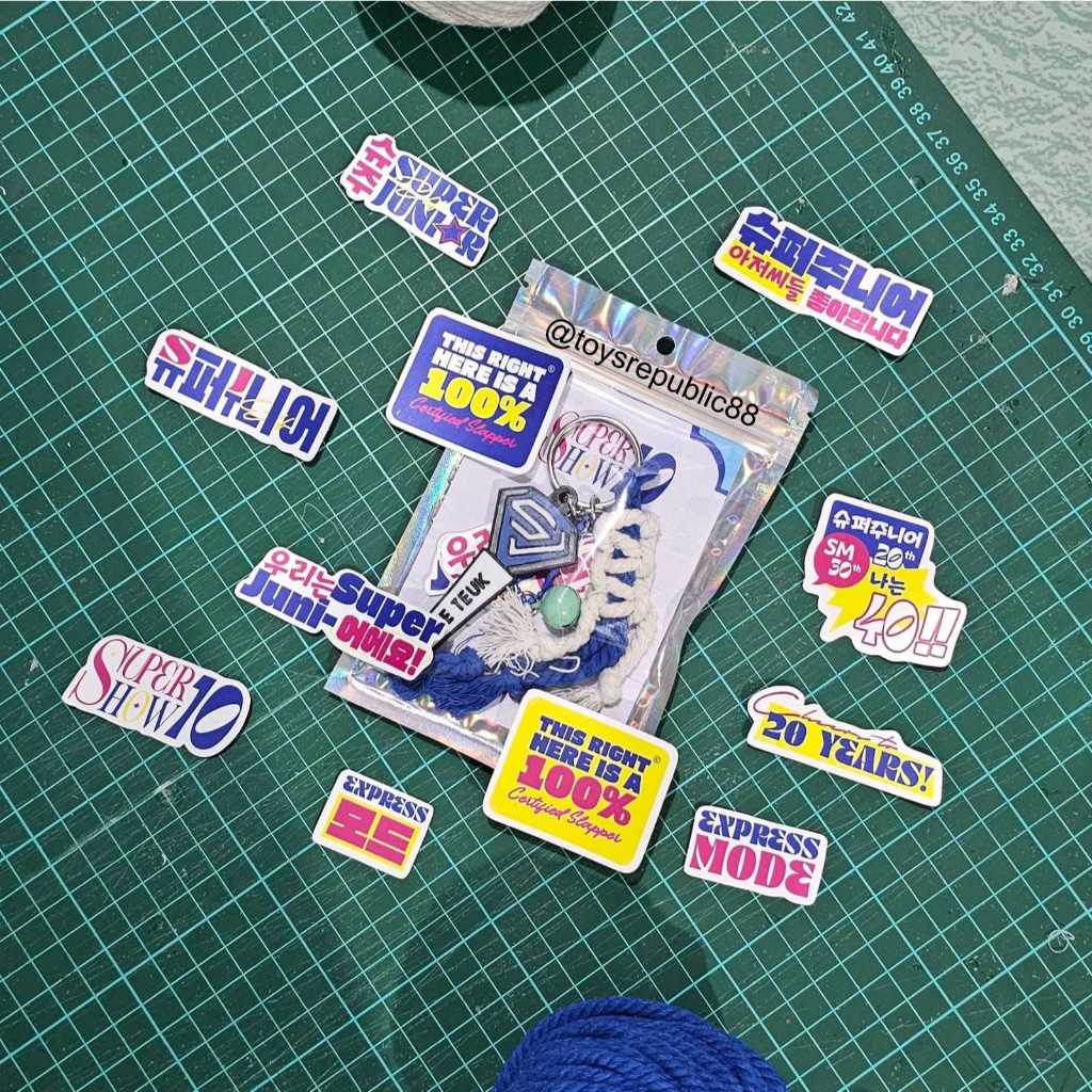 Super Junior Lightstick Mini Keychain E.L.F K-POP cocok untuk freebies