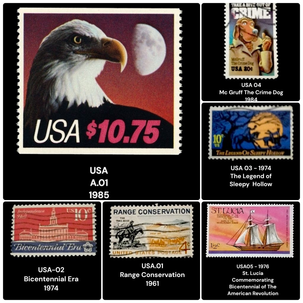 Perangko Amerika USA