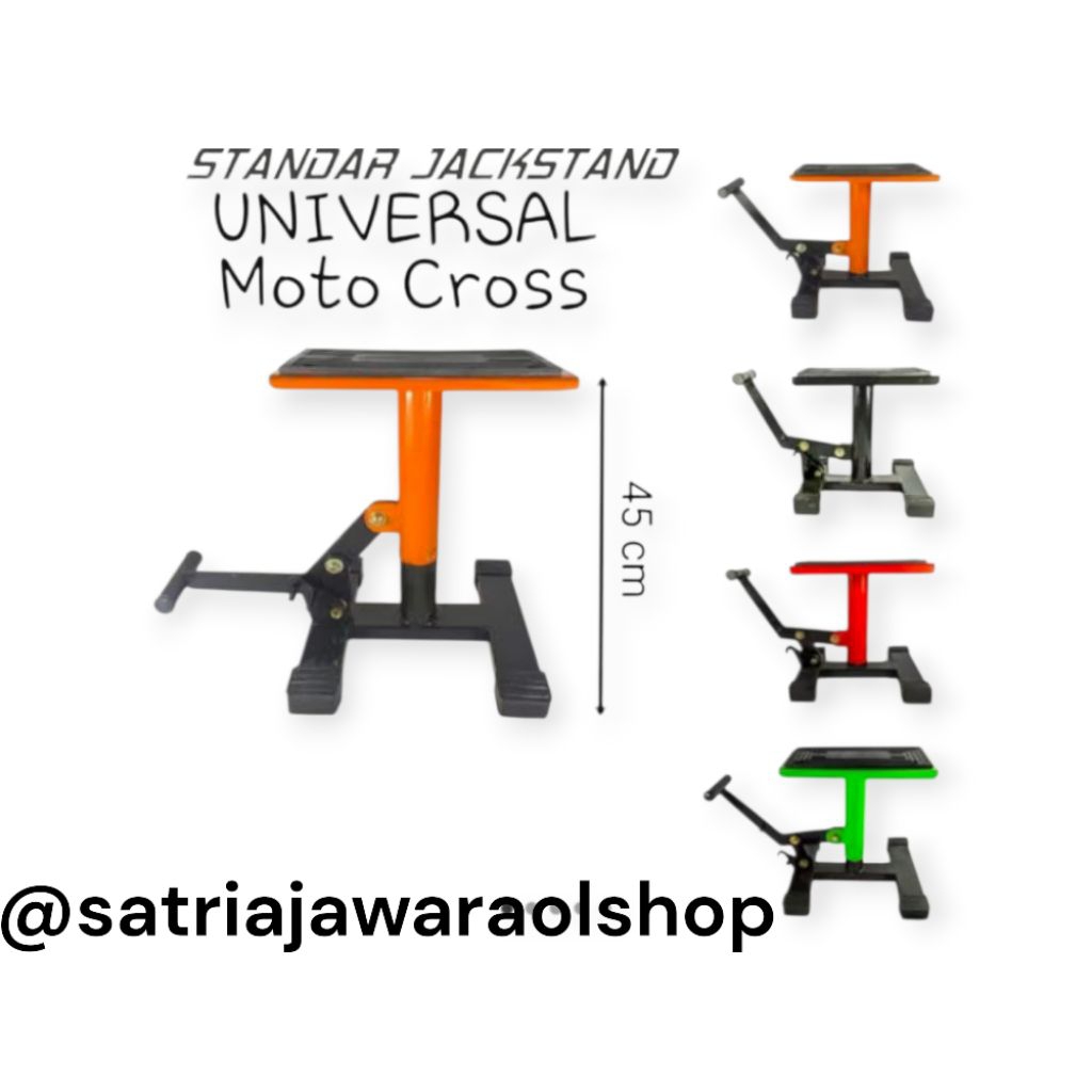 Jack stand /workstand PENYANGGA MOTOR JACK STAND TRAIL DAN SUPERMOTO Random warna