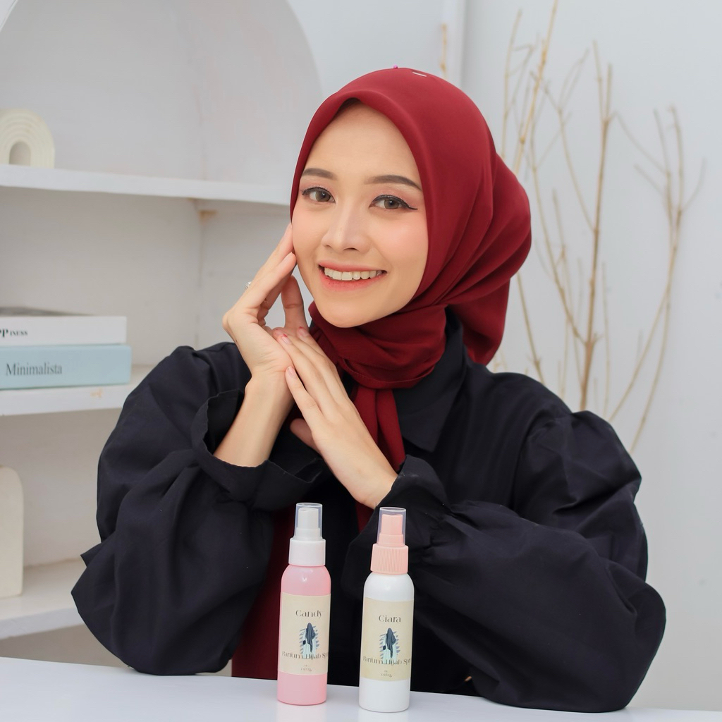 ZAYYAN Parfum Hijab Spray bebas bau apek - 100ml Wangi seharian