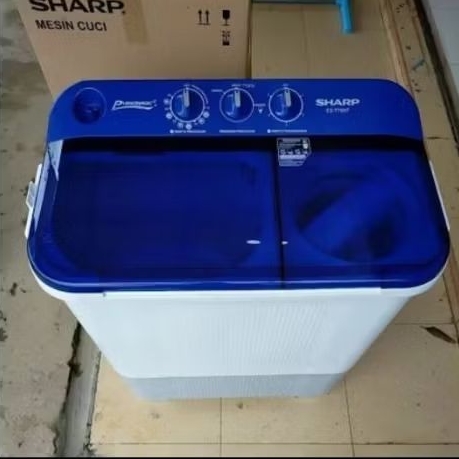 MESIN CUCI SHARP 2 TABUNG 7,5KG EST75