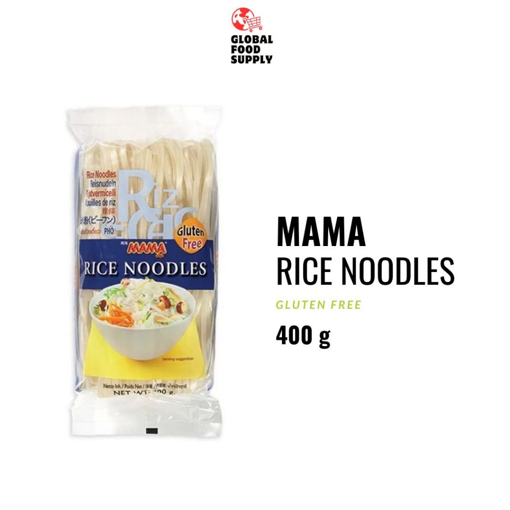 

[TERMURAH] MAMA Rice Noodles (Kwetiaw) 5 mm - 400 gr | MAMA Kwetiau | EXP 26/10/2025 | HALAL