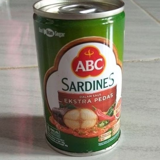 

Sarden ABC Extra Pedas isi 155g
