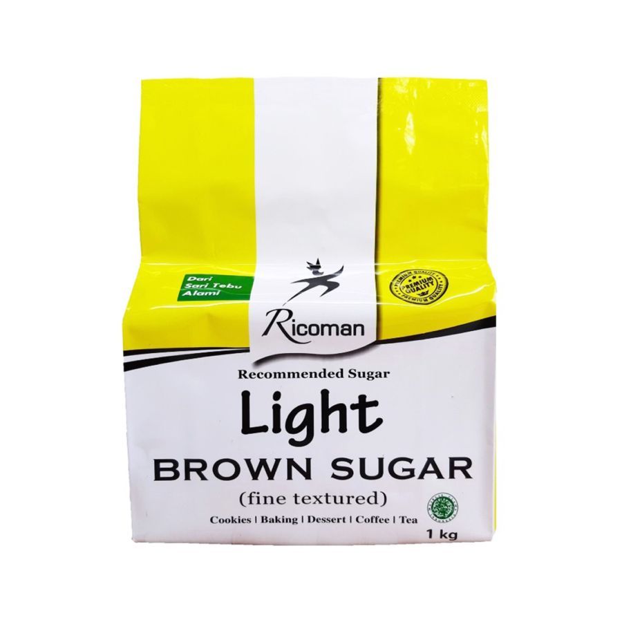 

Ricoman Light Brown Sugar 1kg