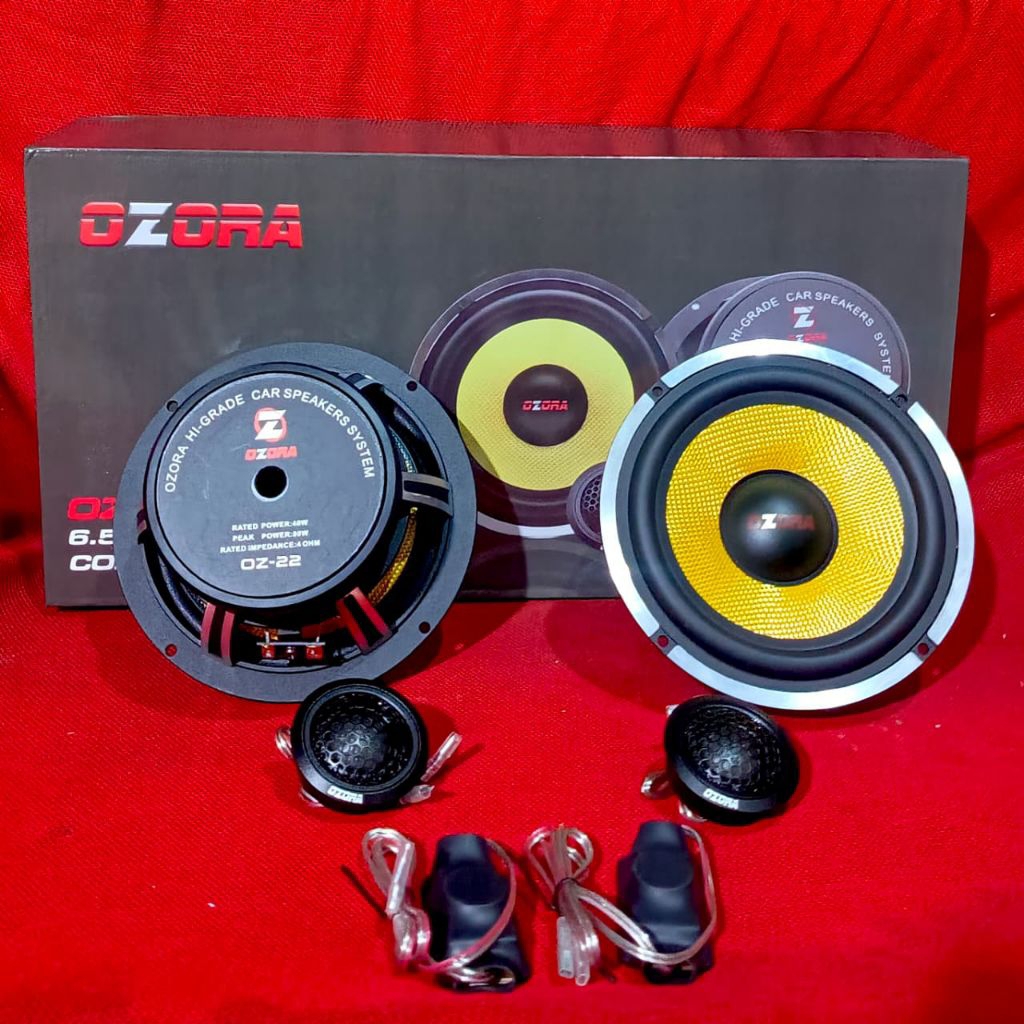 Speaker Split Ozora OZ-22 | Suara Jernih & Detail, Cocok Untuk SQ