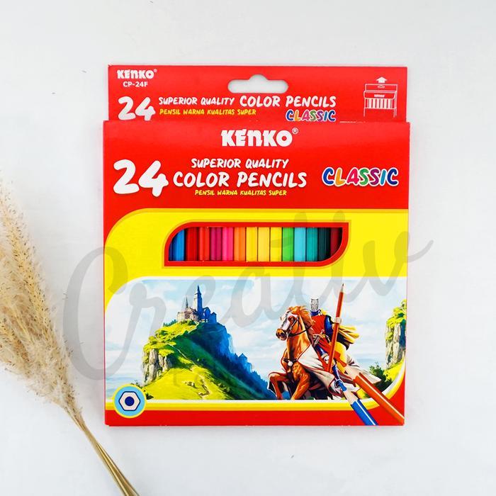

Pensil Warna KENKO 24 Warna Superior Quality Color Pencils