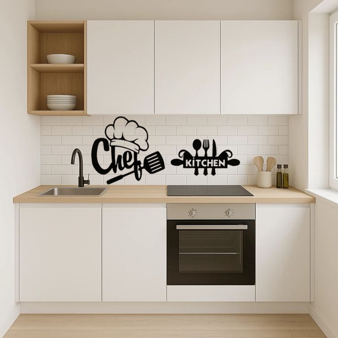 Ornamen dinding Kayu Aesthetic