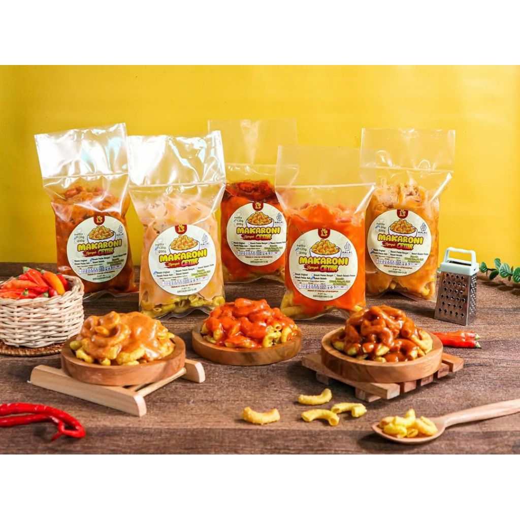 

Makaroni Cetar/Makaroni bumbu BASAH/Cemilan Makaroni