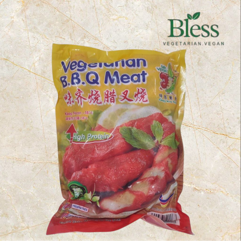 

Mr. Vege Bbq meat vegetarian / cha siu / chasio vegetarian 1kg