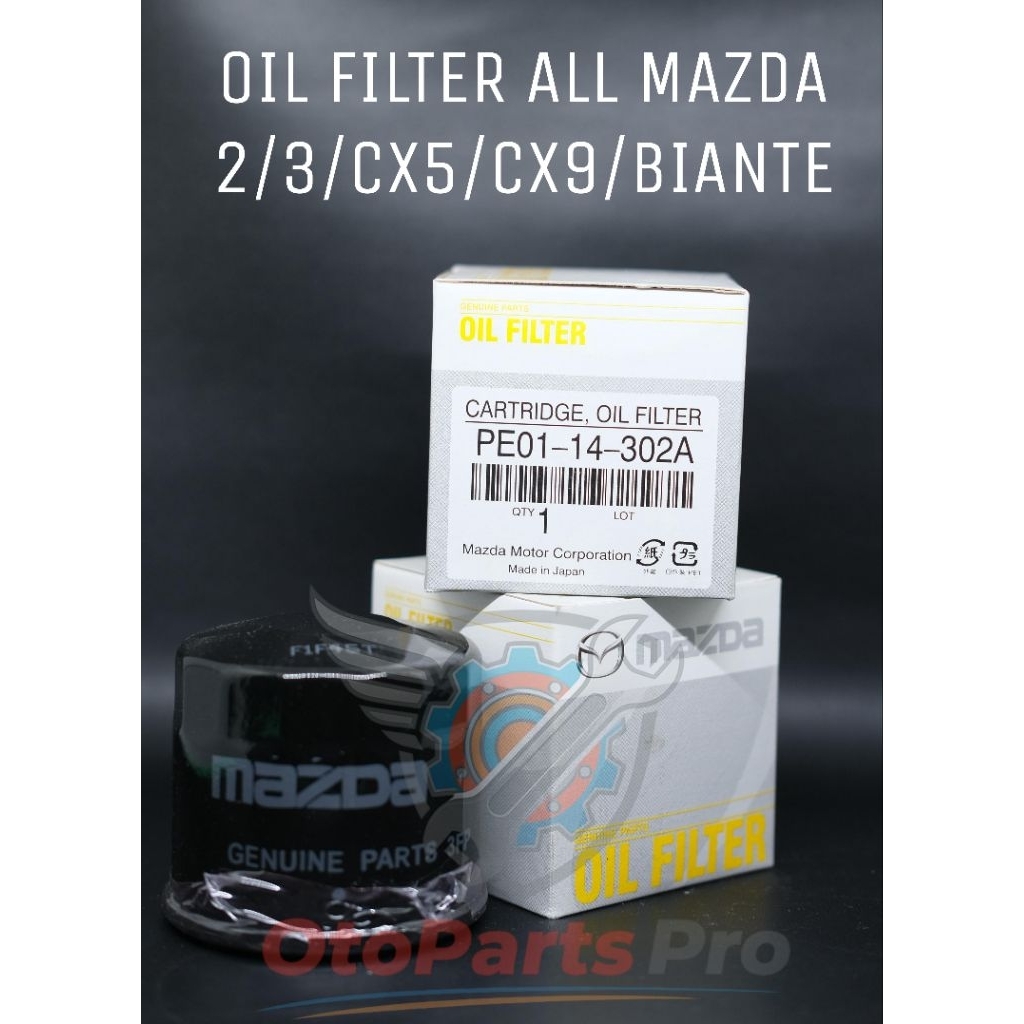 SARINGAN OLI ATAU FILTER OLI MOBIL MAZDA 2 SKYACTIVE/MAZDA 2/3/4/5/6/MAZDA CX5/CX3/CX7/CX9/BIANTE #N