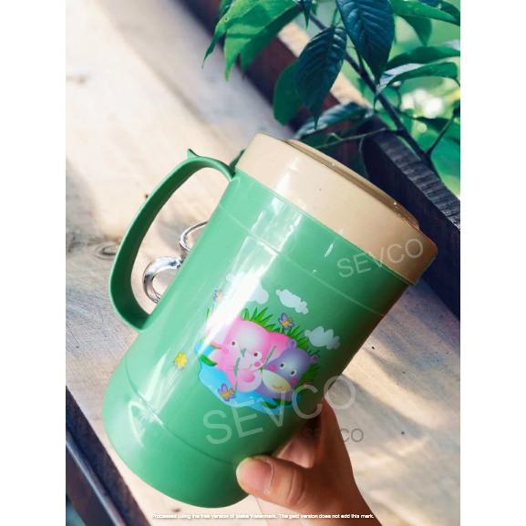 Cangkir Tutup Plastik Excelso 2/Gelas Minum Besar Murah Cantik