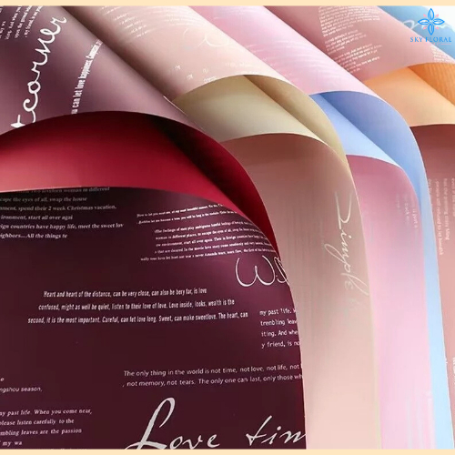 

20 LEMBAR Kertas Buket Bunga Kertas Cellophane Flower Wrapping Hand Bouquet Florist Ecer KB6025