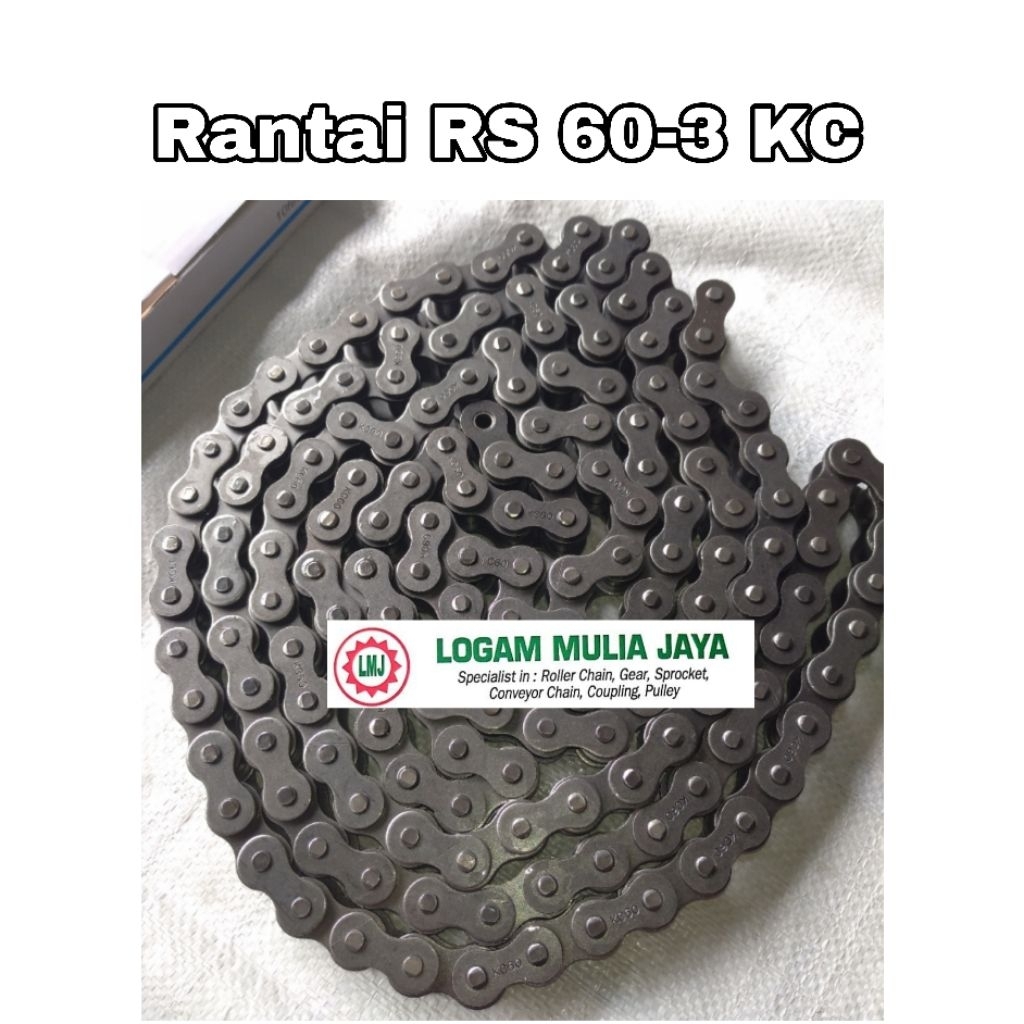 RANTAI RS 60-3 KC RS 60 TRIPLE KC ROLLER CHAIN 60X3 KC RANTE RS60