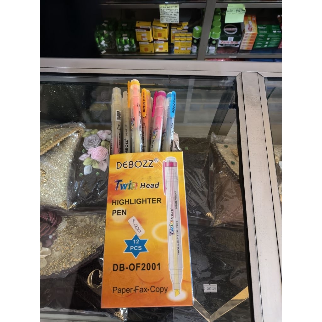 Twin Head Highlighter pen (1pcs)