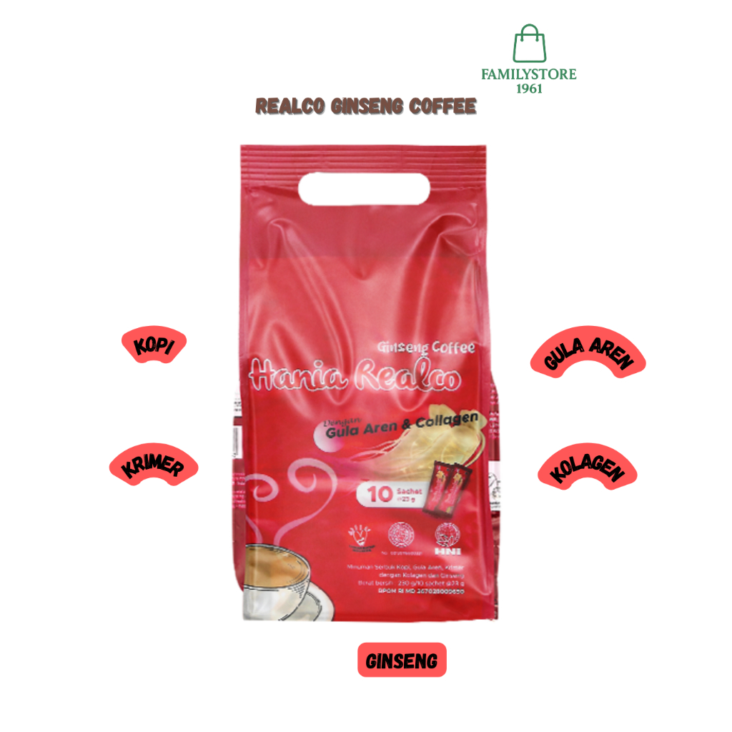 

HNI HANIA REALCO GINSENG COFFEE