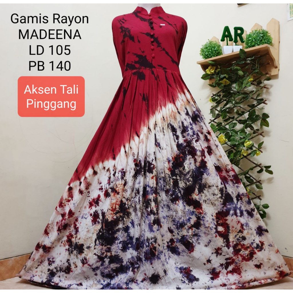 TERLARIS GAMIS RAYON CANDI MEKAR SIZE M - GAMIS CANDI MEKAR - GAMIS TWILL ORI - GAMIS RAYON TERBARU 