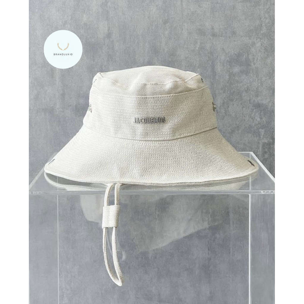 Jacquemus Le Bob De Nimes Bucket Hat Off White