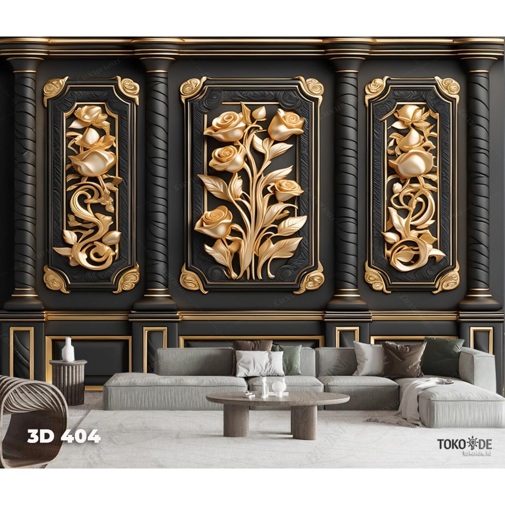 3D Wallpaper Custom Wallpaper 3D Kayu Wallpaper Kayu 3D Stiker Dinding Motif Kayu Motif 3D 5