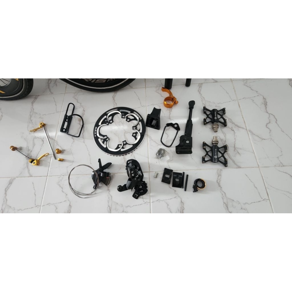 part sepeda lipat copotan noris pro