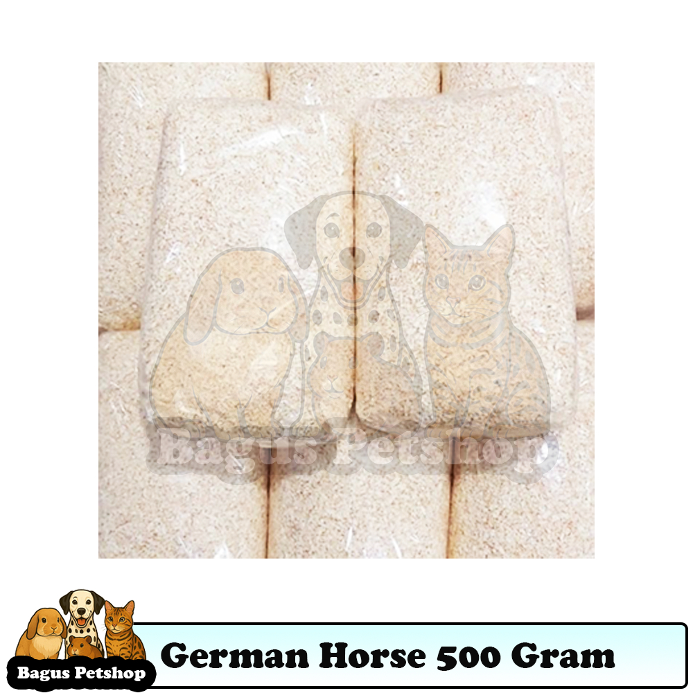 Serbuk Kayu German Horse 500 gr | Serbuk Kayu Hamster | Alas Kandang Serbuk Kayu