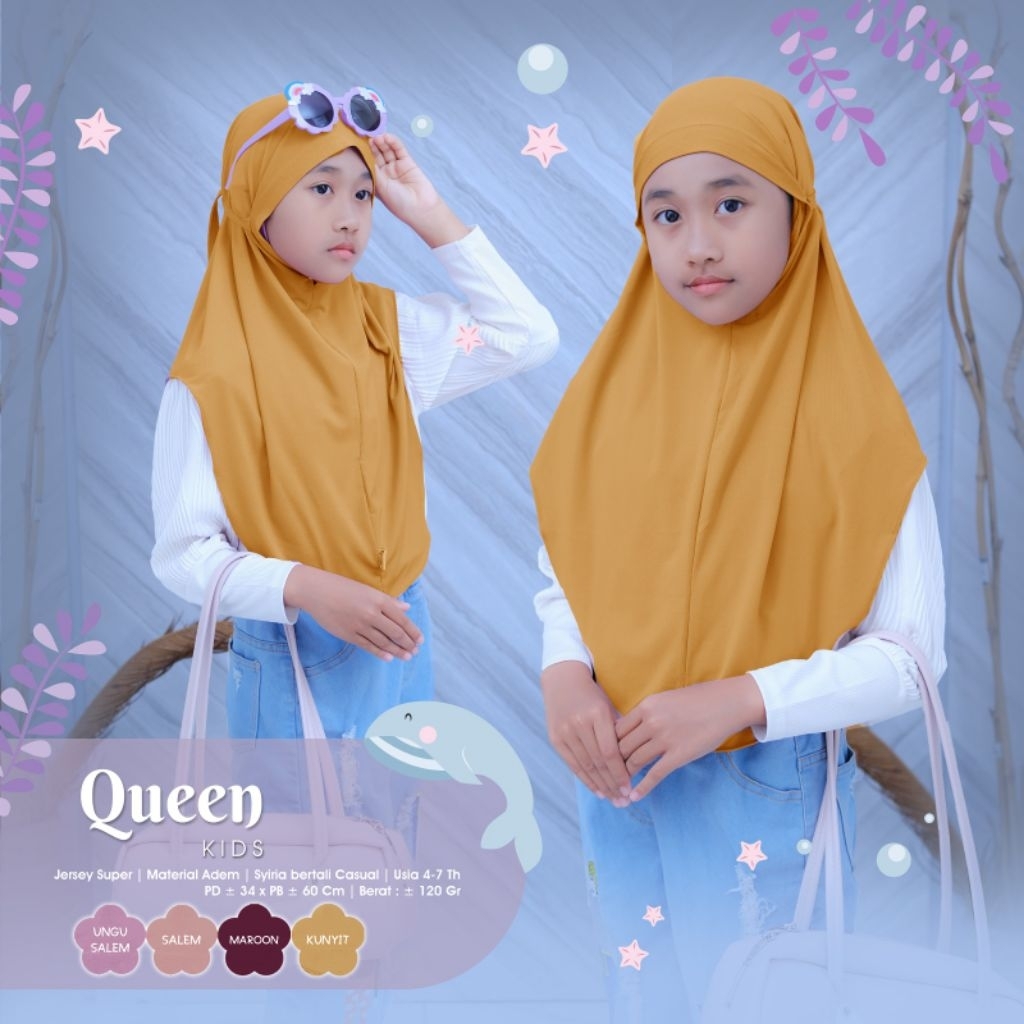QUEEN KIDS HIJAB ORI RAQUMI HIJAB