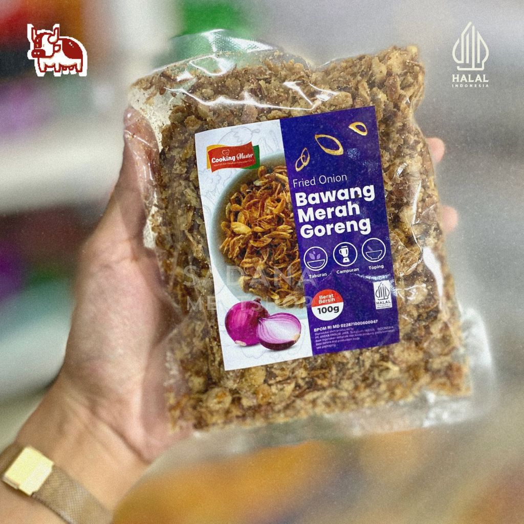 

JSF COOKING MASTER Bawang Merah Goreng 100gr – Renyah, Gurih & 100% Alami
