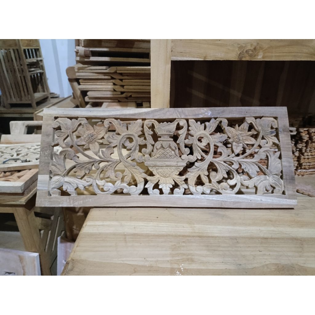 ornamen ukir kayu ukiran kayu kusen pintu jendela Boven Lisplang ukiran kayu dekorasi rumah pintu je