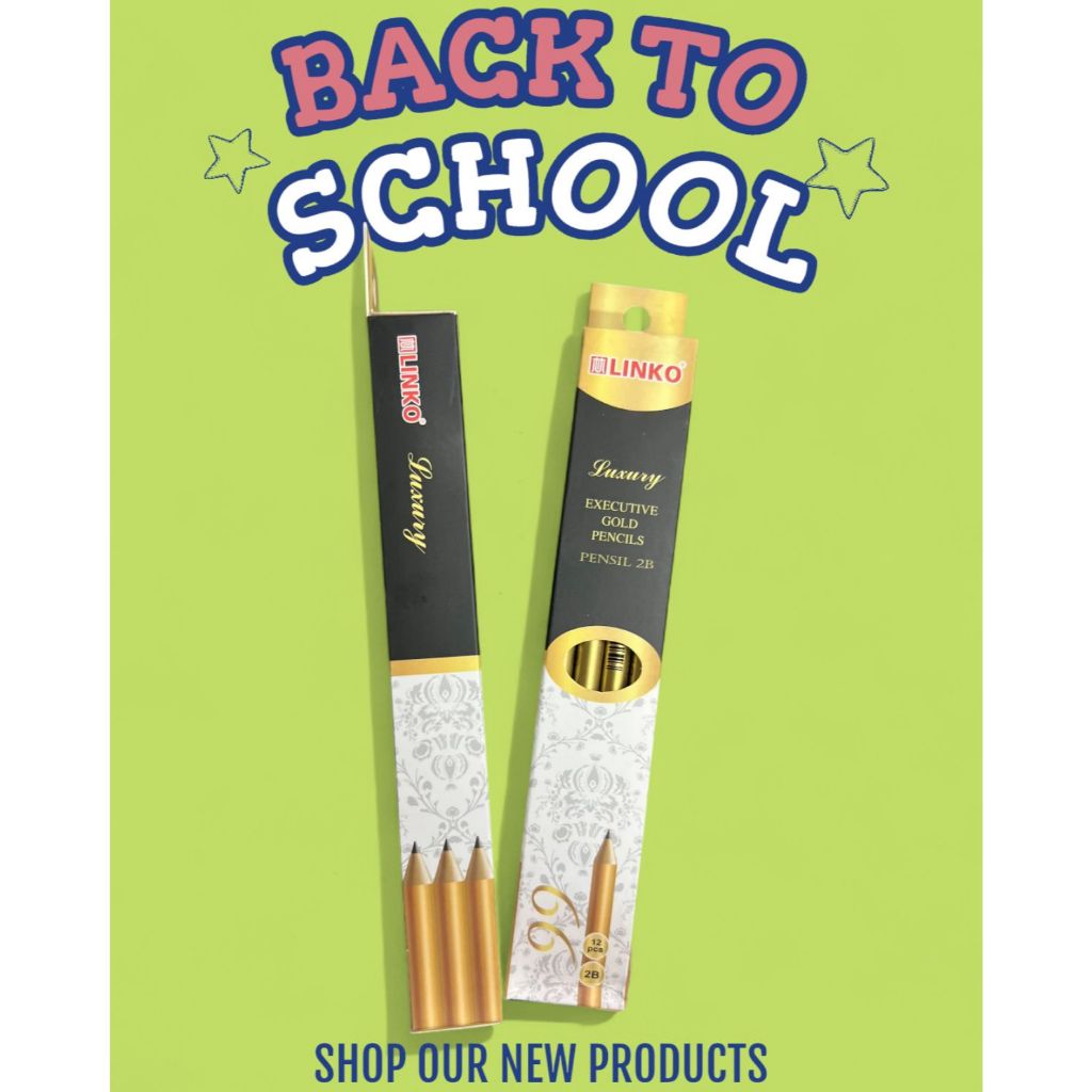 

PENSIL 2B PREMIUM GOLD LINKO [ PACK ]