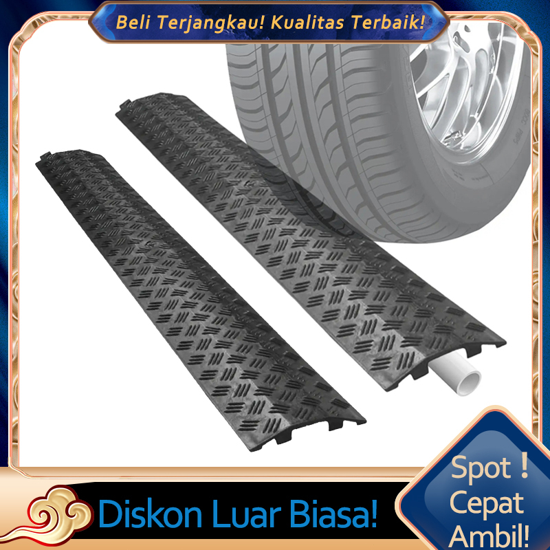 1 Meter Kabel Duct Lantai Hitam Penutup Kabel Lantai Floor Cable Duct Kabel Ducting Lantai