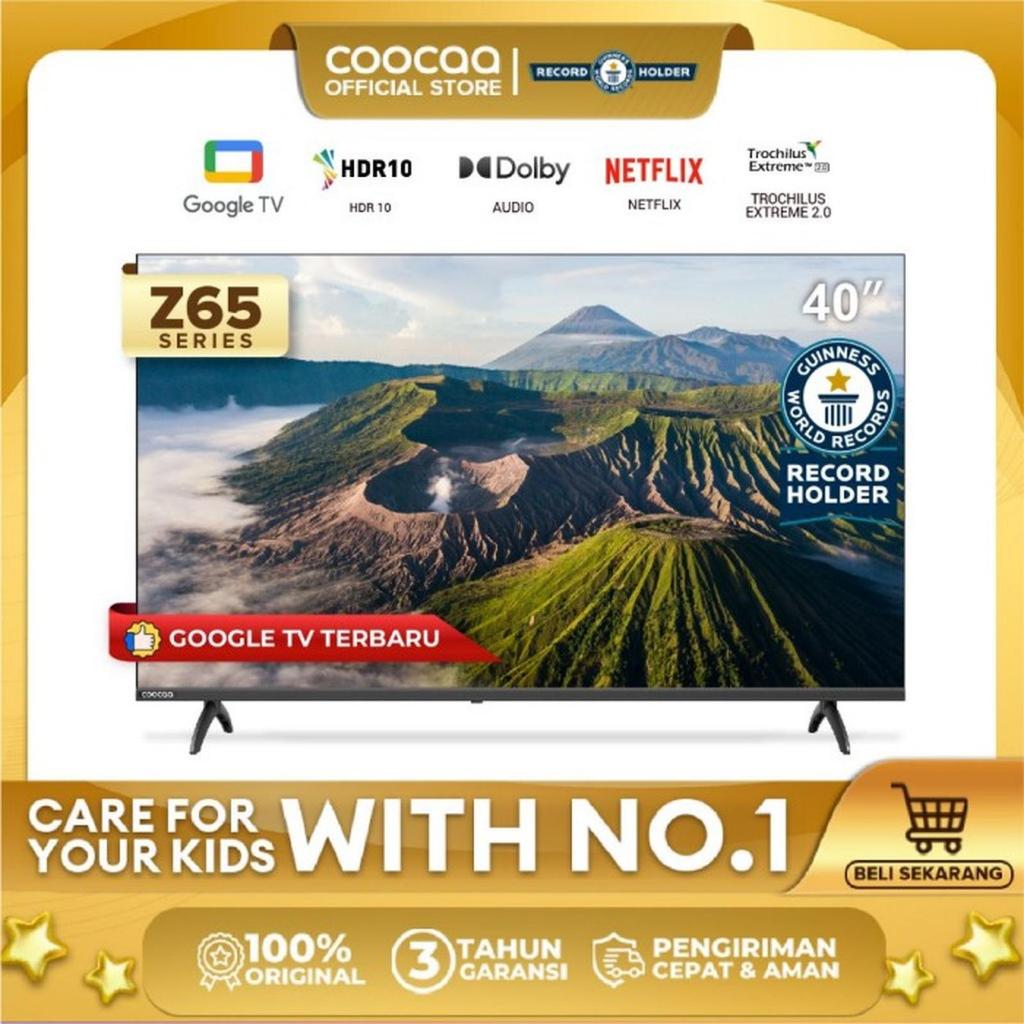 TV LED COOCAA 40Z65 GOOGLE TV ANDROID 11.0 HDR 10 DIGITAL TV 40INCH