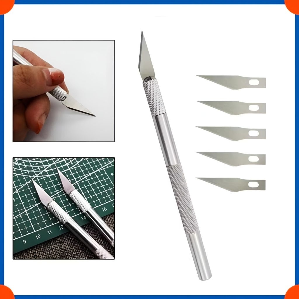 

Pisau Ukir Set, Crafting Art Knife, Pisau Sayat Bonsai